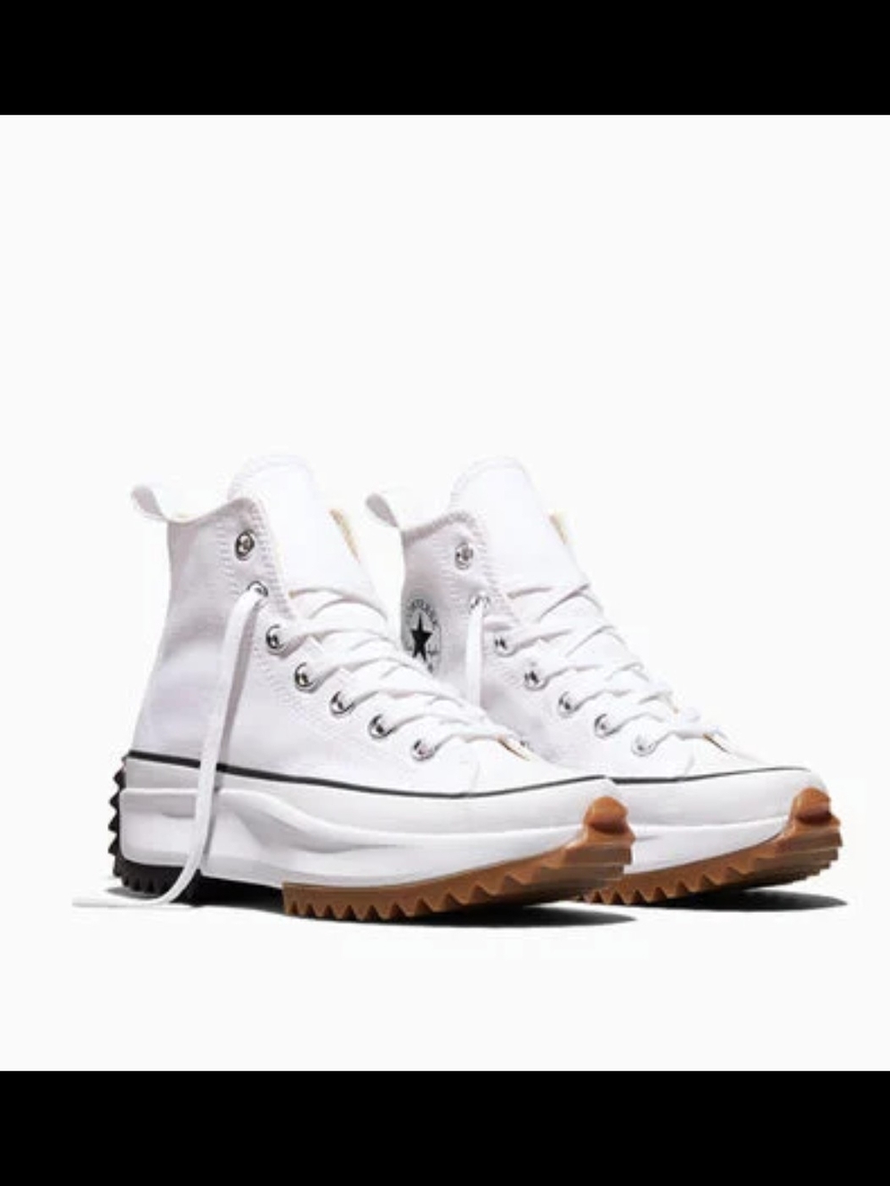 Converse White High-Top Canvas Sneakers‎ - Women's - Picture 5 of 5